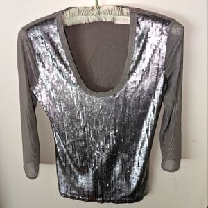 ARMANI EXCHANGE Sequined Top